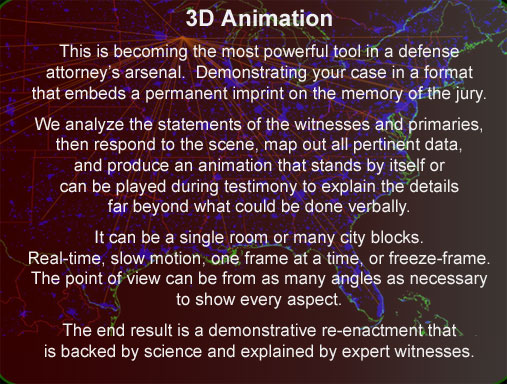 Wisconsin 3D animation reenactment court presentations