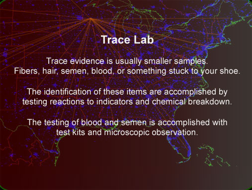 Wisconsin private forensic lab identifying trace samples